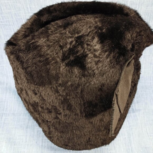 1950s Black Felted Faux Fur Cloche Hat with Bow Hat by Duchess from Italy main image 7
